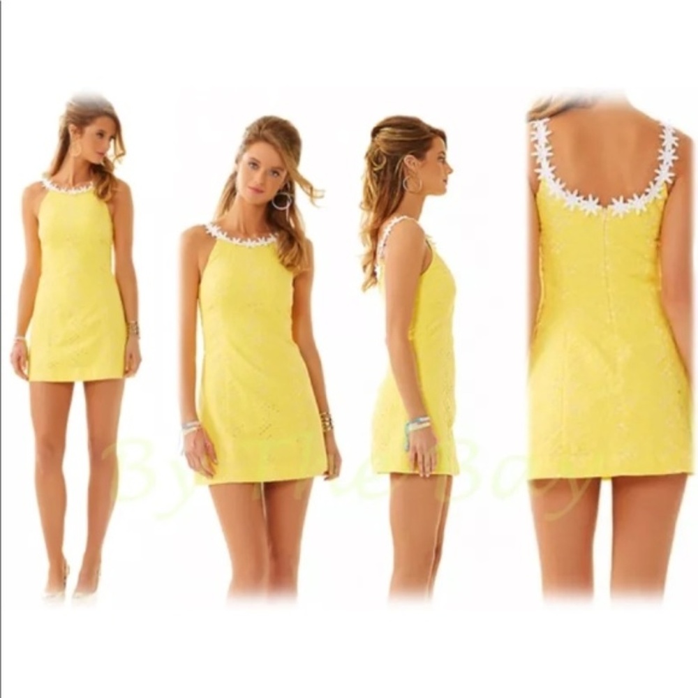 Lilly Pulitzer Annabelle Sunflower Yellow Dress 4